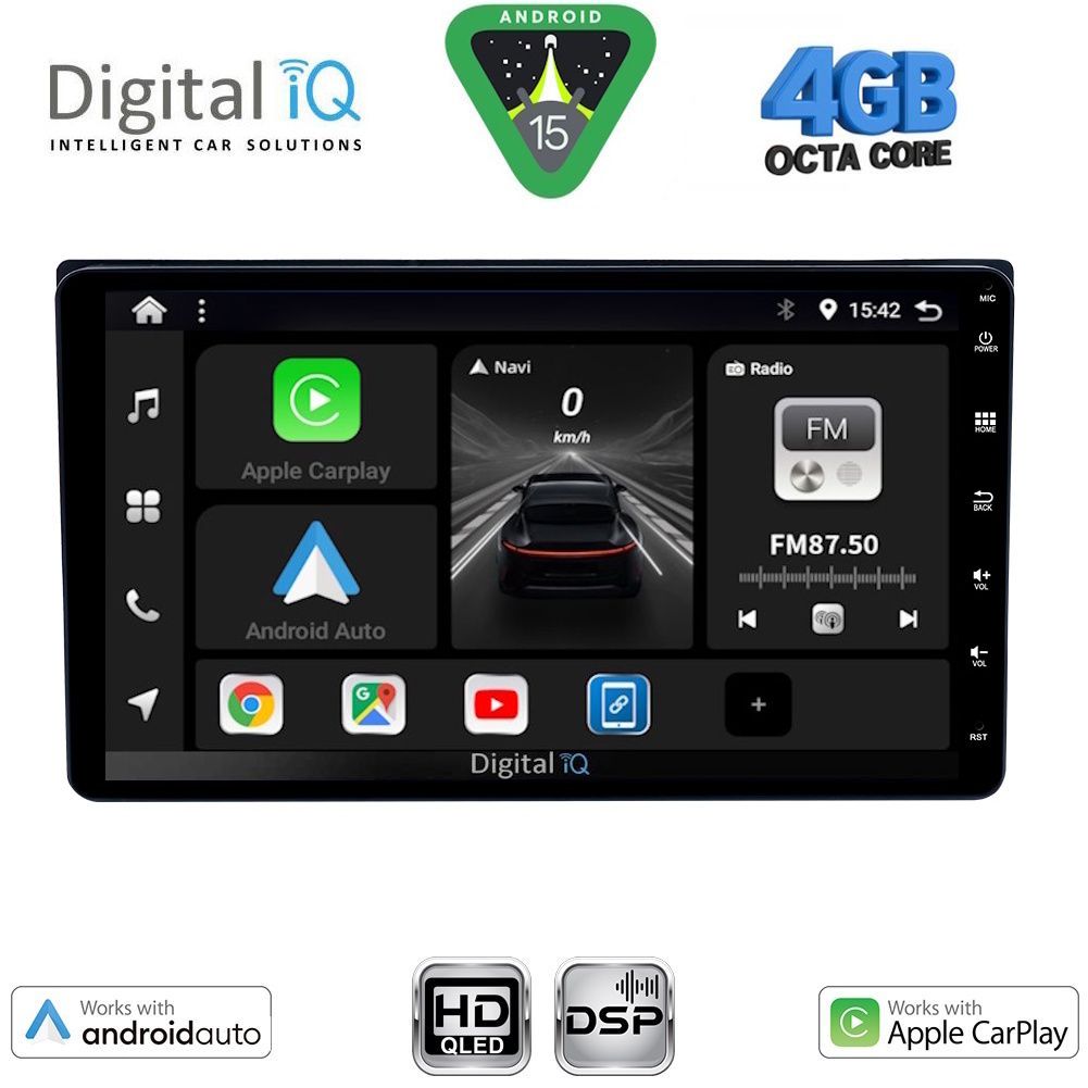 Βλησαρούλης Car Center - DIGITAL IQ BXF 663_CPAA (9'' DECK) MULTIMEDIA SYSTEM for TOYOTA ALL mod. 2019-2026 (230mm)