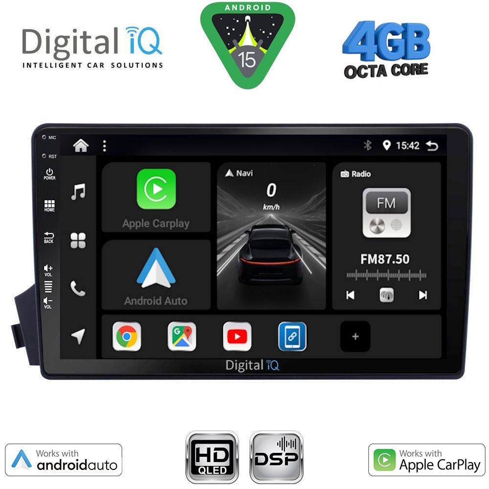 Βλησαρούλης Car Center - DIGITAL IQ BXF 16650_CPAA (9inc) MULTIMEDIA TABLET for SSANGYONG ACTYON - KYRON mod. 2006-2015