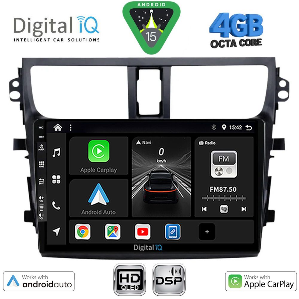 Βλησαρούλης Car Center - DIGITAL IQ BXF 16674_CPAA (9inc) MULTIMEDIA TABLET for SUZUKI CELERIO mod. 2015-2021
