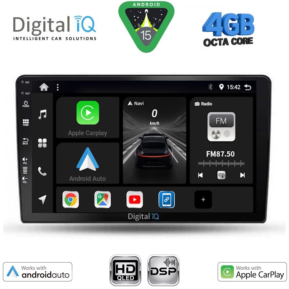 Βλησαρούλης Car Center - DIGITAL IQ BXF 16702_CPAA (9inc) MULTIMEDIA TABLET for TOYOTA AURIS mod. 2007-2012
