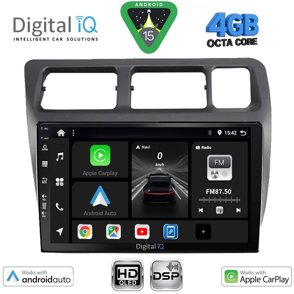 Βλησαρούλης Car Center - DIGITAL IQ BXF 16710_CPAA (9inc) MULTIMEDIA TABLET for TOYOTA COROLLA mod. 1992-1997