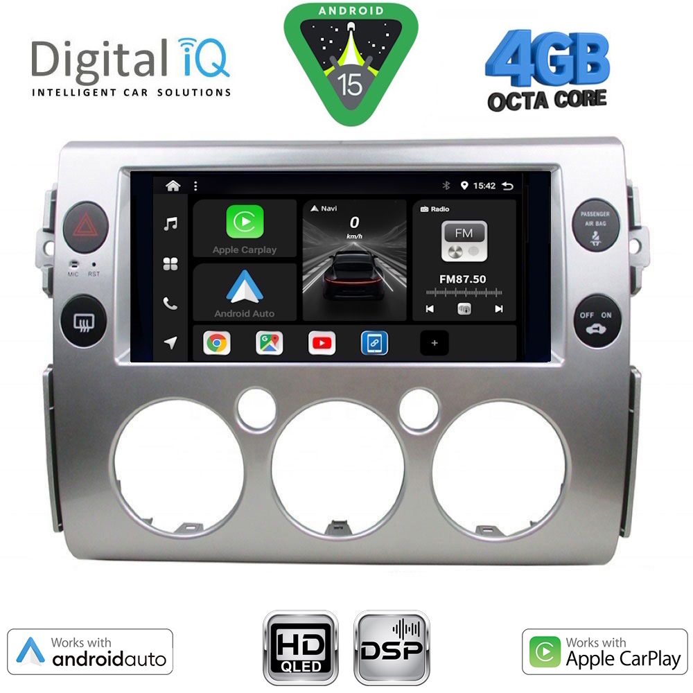 Βλησαρούλης Car Center - DIGITAL IQ BXF 16717_CPAA (9inc) MULTIMEDIA TABLET for TOYOTA FJ CRUISER mod. 2007-2013