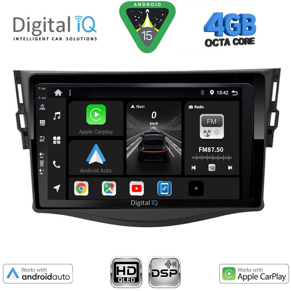 Βλησαρούλης Car Center - DIGITAL IQ BXF 16731_CPAA (9inc) MULTIMEDIA TABLET for TOYOTA RAV 4 mod. 2006-2012