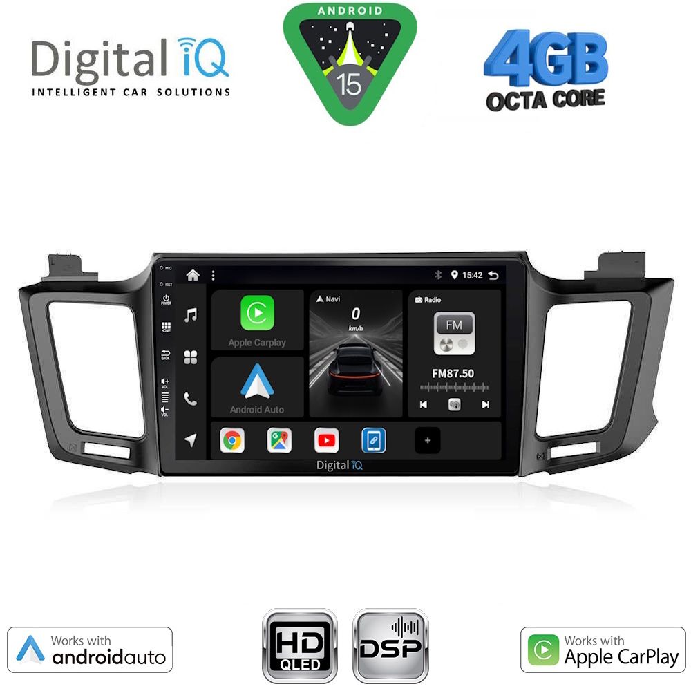 Βλησαρούλης Car Center - DIGITAL IQ BXF 16733_CPAA (10inc) MULTIMEDIA TABLET for TOYOTA RAV 4 mod. 2013-2019