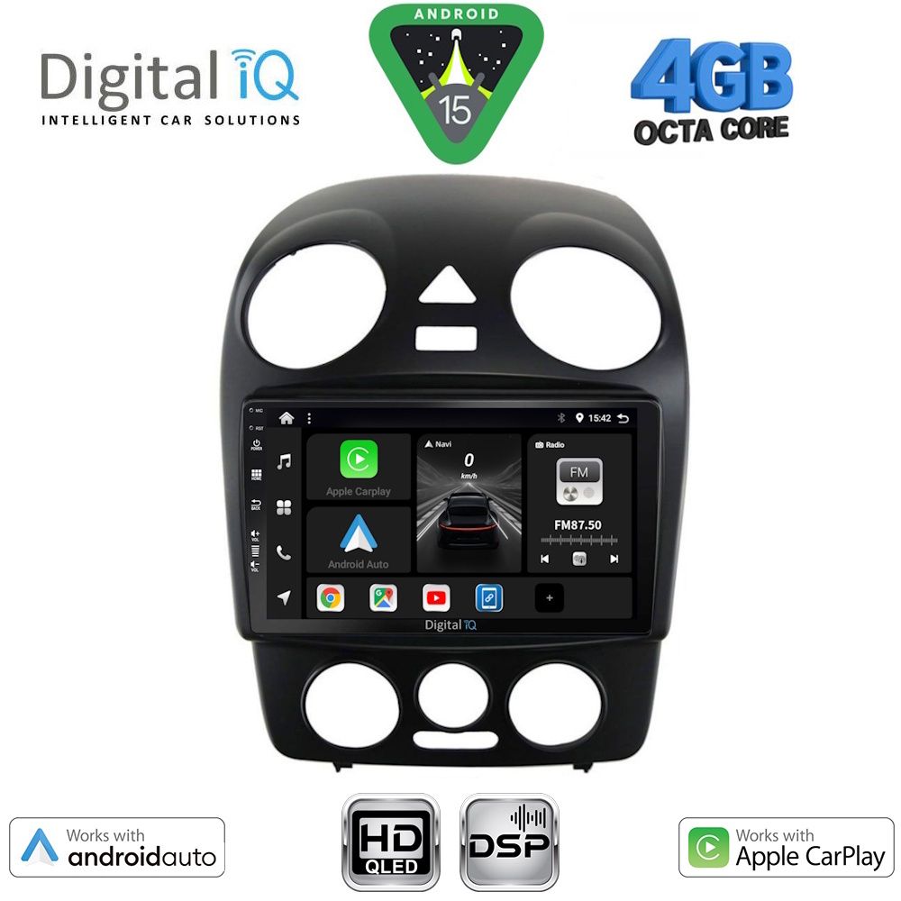 Βλησαρούλης Car Center - DIGITAL IQ BXF 16742_CPAA (9inc) MULTIMEDIA TABLET for VW BEETLE mod. 2004-2011
