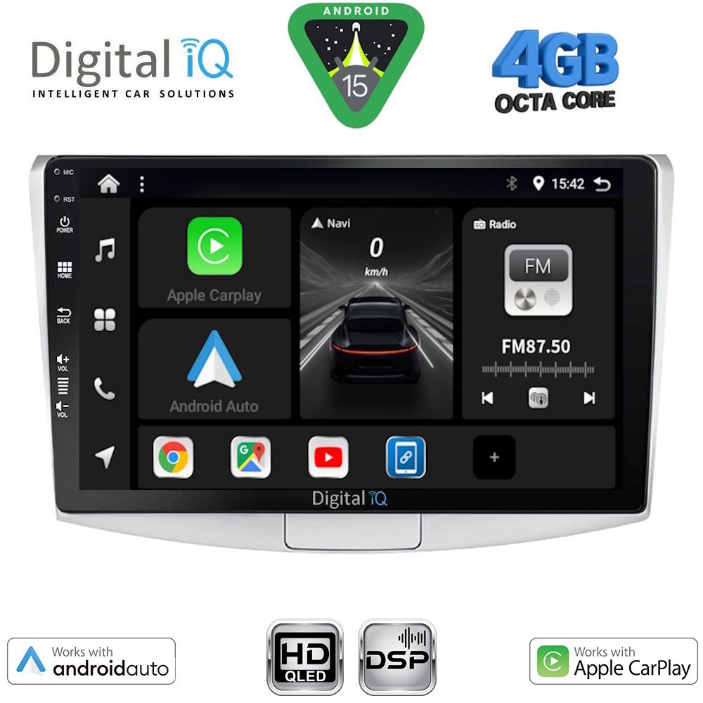 Βλησαρούλης Car Center - DIGITAL IQ BXF 16764_CPAA (10inc) MULTIMEDIA TABLET for VW PASSAT mod. 2010-2015