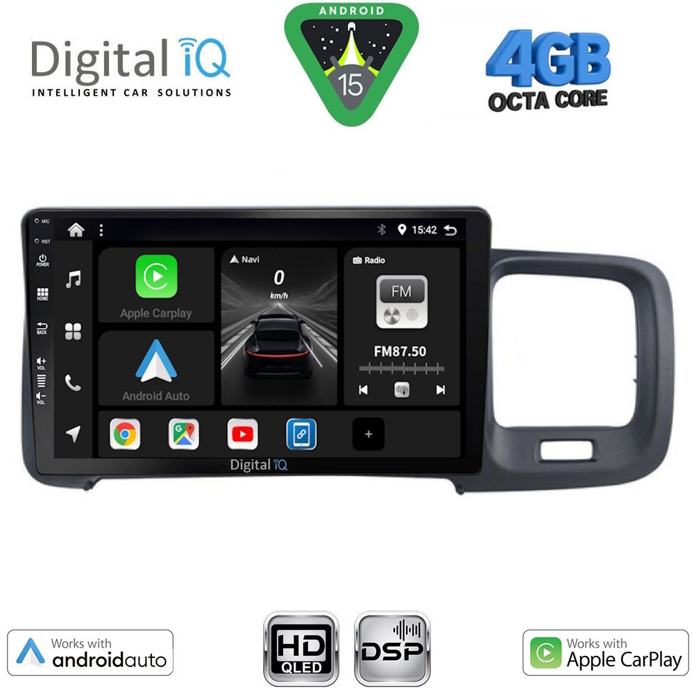 Βλησαρούλης Car Center - DIGITAL IQ BXF 16785_CPAA (9inc) MULTIMEDIA TABLET for VOLVO S60 mod. 2010-2018