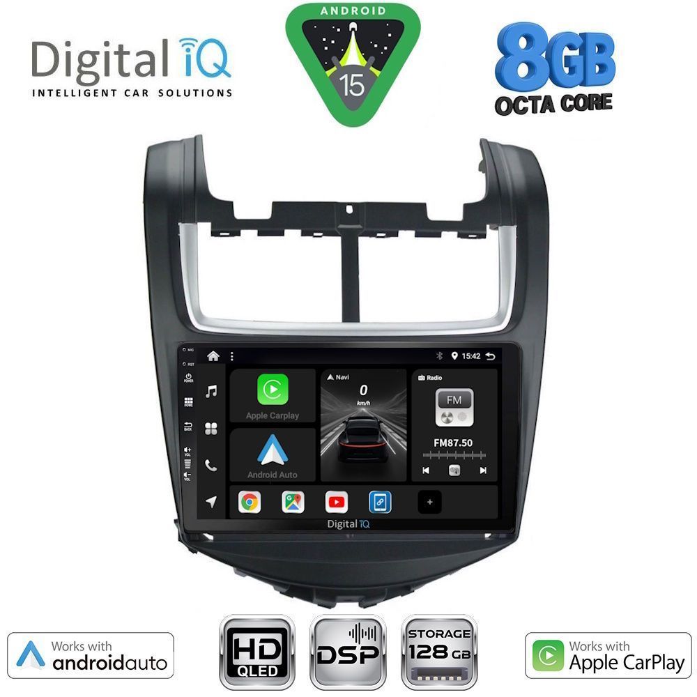 Βλησαρούλης Car Center - DIGITAL IQ BXF 7075_CPAA (9inc) MULTIMEDIA TABLET for CHEVROLET AVEO mod. 2014-2017