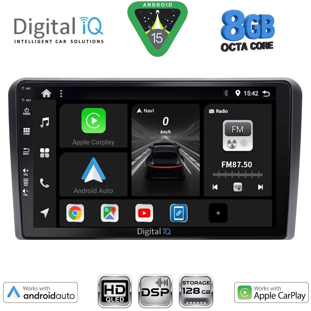 Βλησαρούλης Car Center - DIGITAL IQ BXF 7087_CPAA (10inc) MULTIMEDIA TABLET for CITROEN C5-DS5 mod. 2007-2017 (with ORIGINAL NAVI)