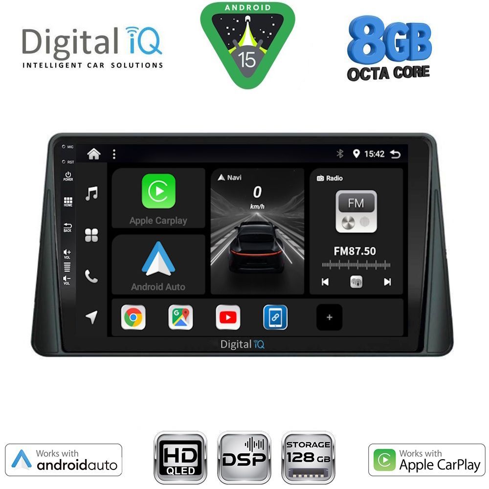 Βλησαρούλης Car Center - DIGITAL IQ BXF 7158_CPAA (9inc) MULTIMEDIA TABLET for FORD FOCUS mod. 2019-2025