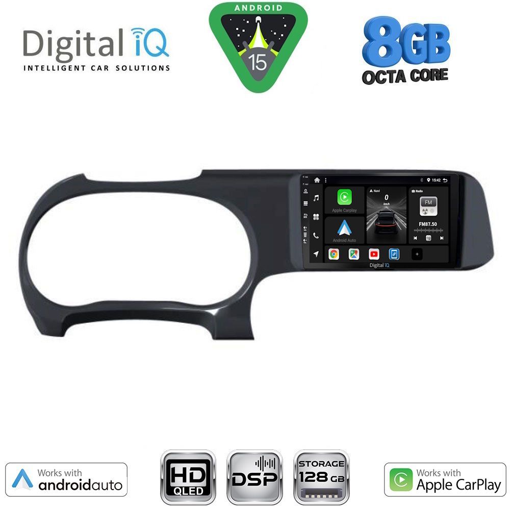 Βλησαρούλης Car Center - DIGITAL IQ BXF 7225_CPAA (9inc) MULTIMEDIA TABLET for HYUNDAI i10 mod. 2020-2026