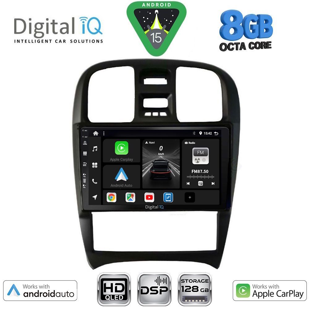 Βλησαρούλης Car Center - DIGITAL IQ BXF 7247_CPAA (9inc) MULTIMEDIA TABLET for HYUNDAI SONATA mod. 2000-2006