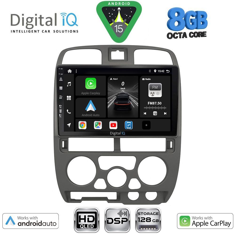 Βλησαρούλης Car Center - DIGITAL IQ BXF 7253GR_CPAA (9inc) MULTIMEDIA TABLET for ISUZU D-MAX mod. 2002-2008 (GREY)