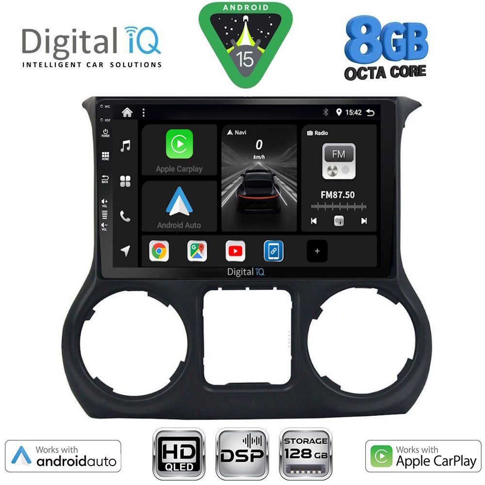 Βλησαρούλης Car Center - DIGITAL IQ BXF 7296_CPAA (10inc) MULTIMEDIA TABLET for JEEP WRANGLER  mod. 2014-2017