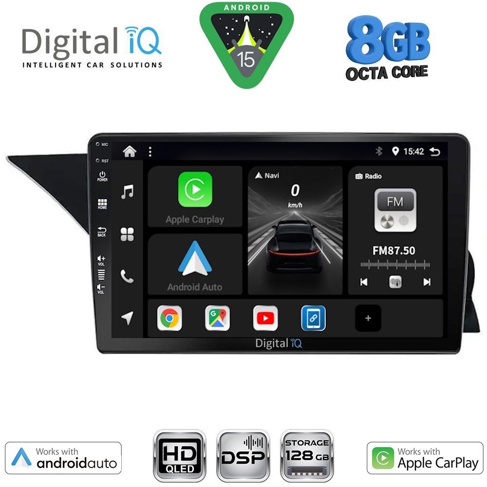 Βλησαρούλης Car Center - DIGITAL IQ BXF 7412_CPAA (NTG 4.5) (9inc) MULTIMEDIA TABLET for MERCEDES GLK (X204) mod. 2013-2017