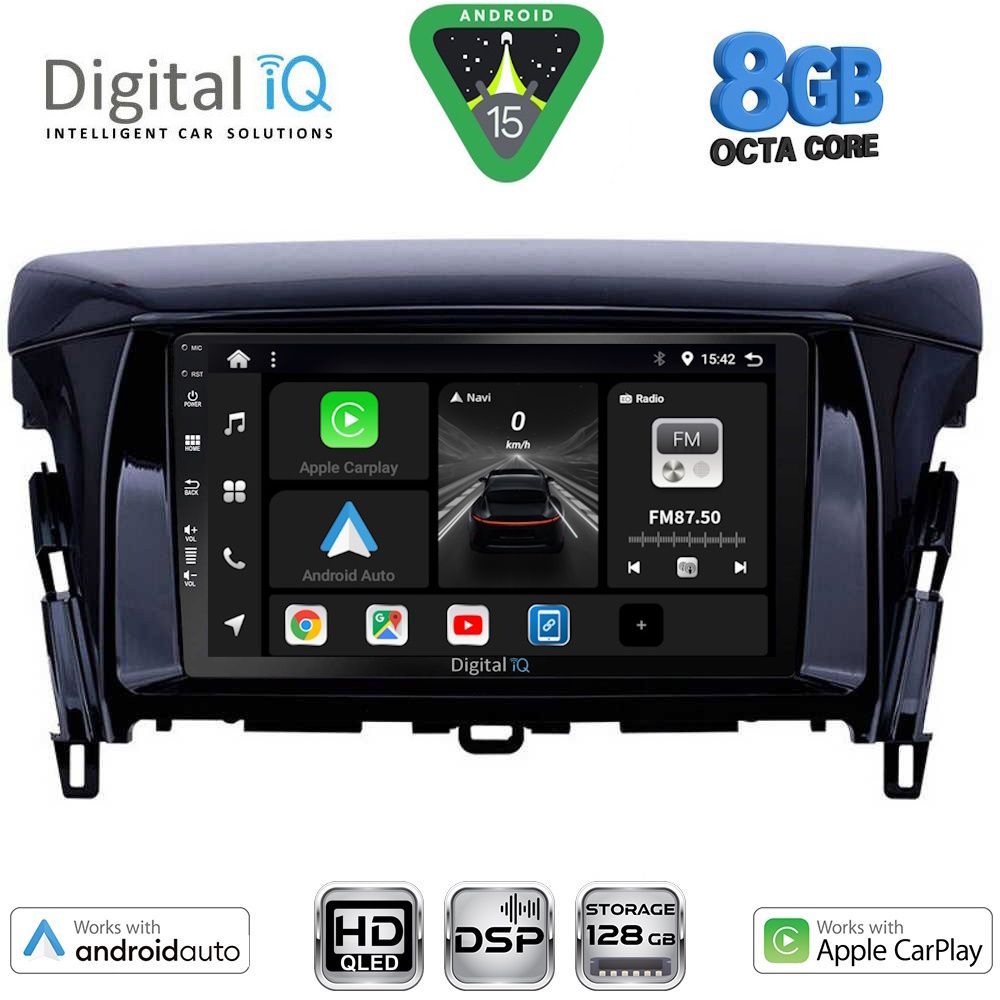 Βλησαρούλης Car Center - DIGITAL IQ BXF 7432_CPAA (9inc) MULTIMEDIA TABLET for MITSUBISHI ECLIPSE CROSS mod. 2018-2026