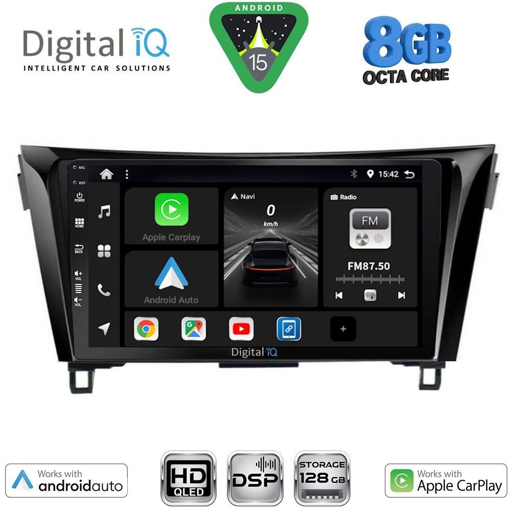 Βλησαρούλης Car Center - DIGITAL IQ BXF 7468_CPAA (10inc) MULTIMEDIA TABLET for NISSAN QASHQAI - XTRAIL mod. 2014-2021