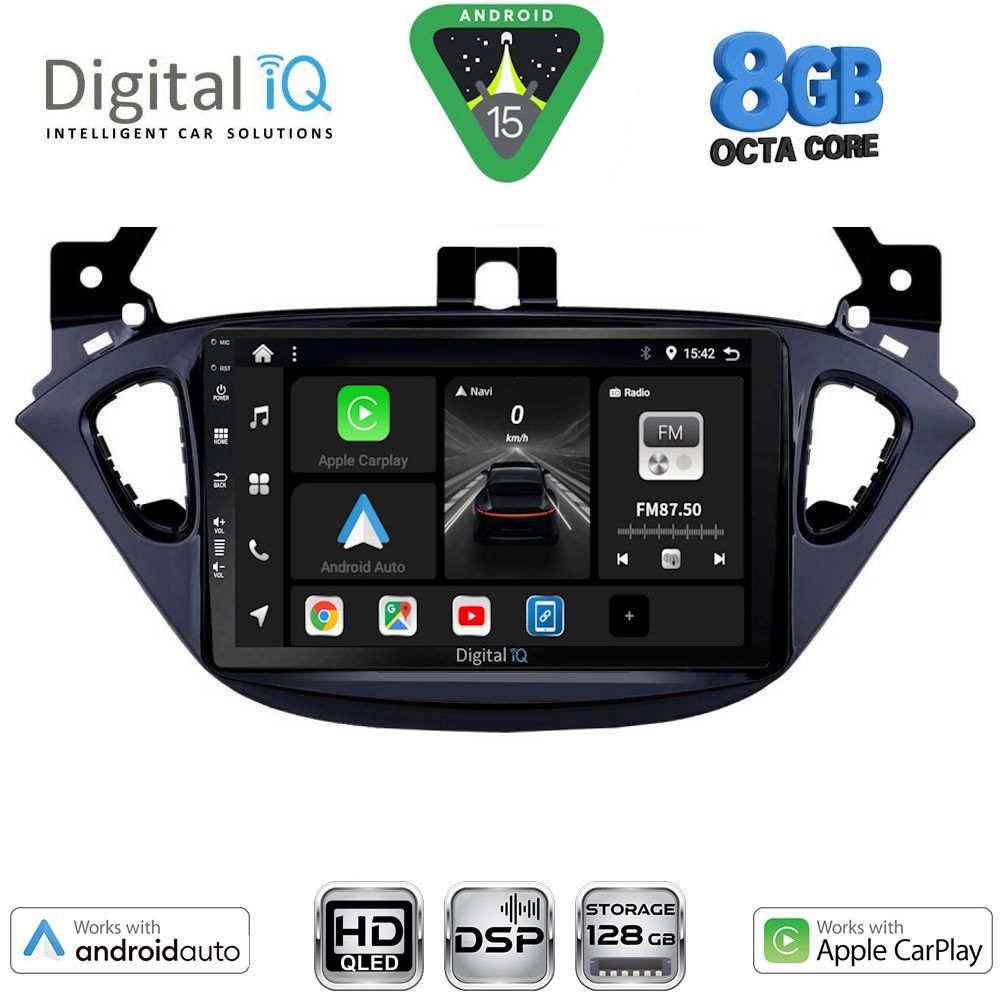 Βλησαρούλης Car Center - DIGITAL IQ BXF 7486_CPAA (9inc) MULTIMEDIA TABLET for OPEL ADAM - CORSA E  mod. 2014-2019