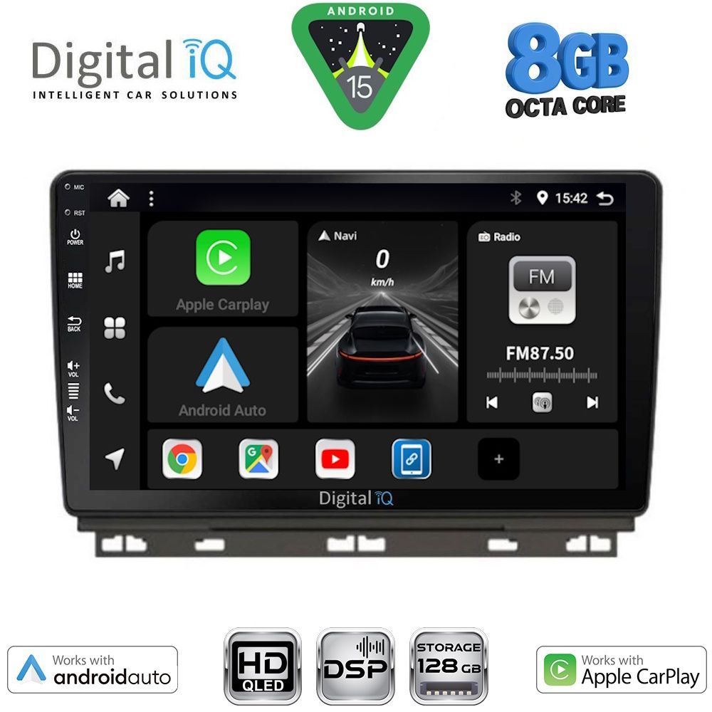 Βλησαρούλης Car Center - DIGITAL IQ BXF 7546_CPAA (9inc) MULTIMEDIA TABLET for RENAULT CLIO - CAPTUR mod. 2019-2026