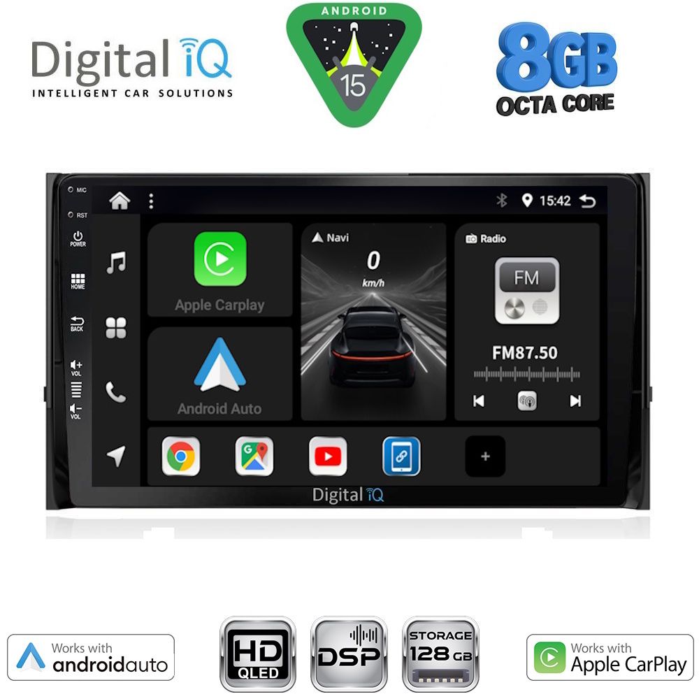 Βλησαρούλης Car Center - DIGITAL IQ BXF 7584_CPAA (10inc) MULTIMEDIA TABLET for SKODA KAROQ - KODIAQ mod. 2016-2024