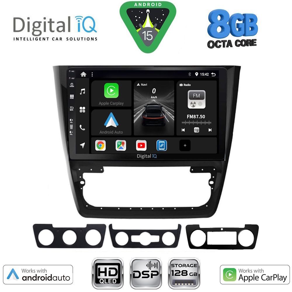 Βλησαρούλης Car Center - DIGITAL IQ BXF 7610_CPAA (10inc) MULTIMEDIA TABLET for SKODA YETI mod. 2014-2018