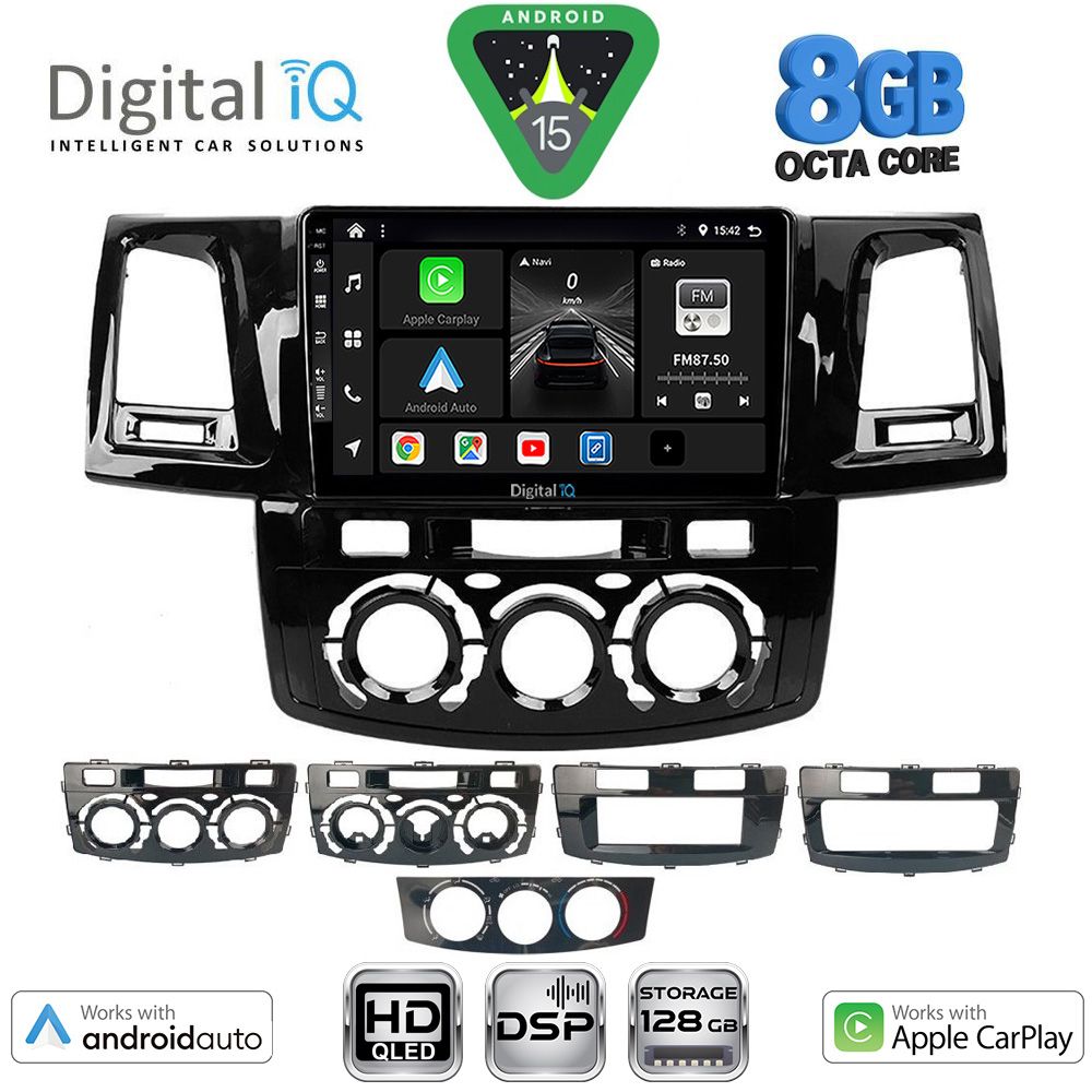 Βλησαρούλης Car Center - DIGITAL IQ BXF 7720_CPAA (9inc) MULTIMEDIA TABLET for TOYOTA HILUX mod. 2005-2016