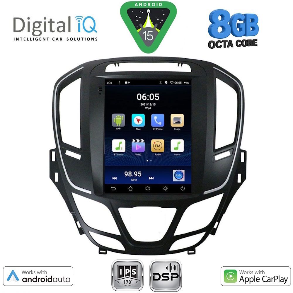 Βλησαρούλης Car Center - DIGITAL IQ BXF 7915_CPAA TESLA STYLE for OPEL INSIGNIA II mod. 2014-2017