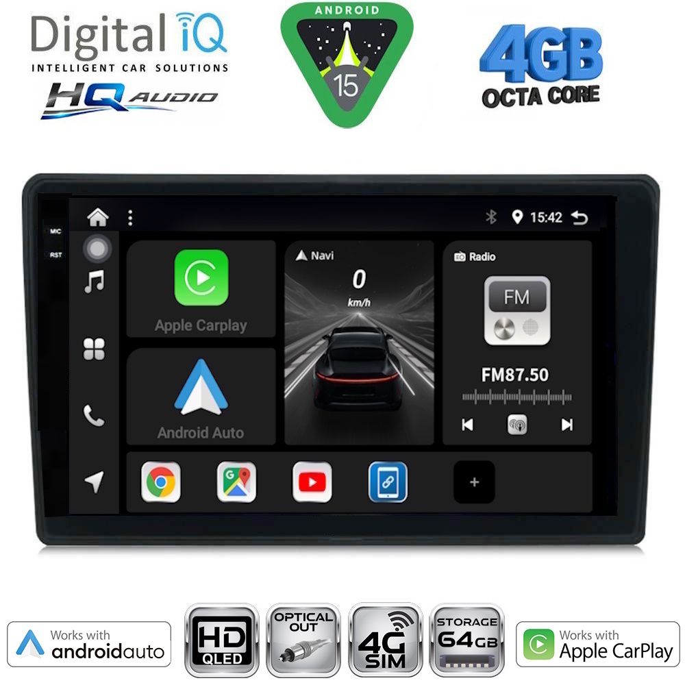Βλησαρούλης Car Center - DIGITAL IQ BXK 19020_CPAA (9inc) MULTIMEDIA TABLET for ALFA ROMEO 159 – SPIDER – BRERA mod. 2004-2012