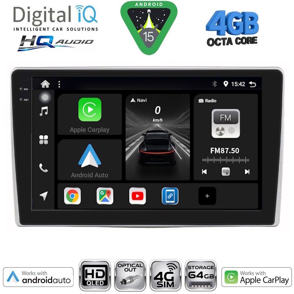 Βλησαρούλης Car Center - DIGITAL IQ BXK 19028_CPAA (9inc) MULTIMEDIA TABLET for ALFA ROMEO MITO mod. 2008-2018
