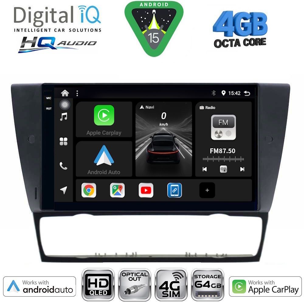 Βλησαρούλης Car Center - DIGITAL IQ BXK 19043_CPAA (9inc) MULTIMEDIA TABLET for BMW E90-E91-E92-E93 mod. 2005-2012