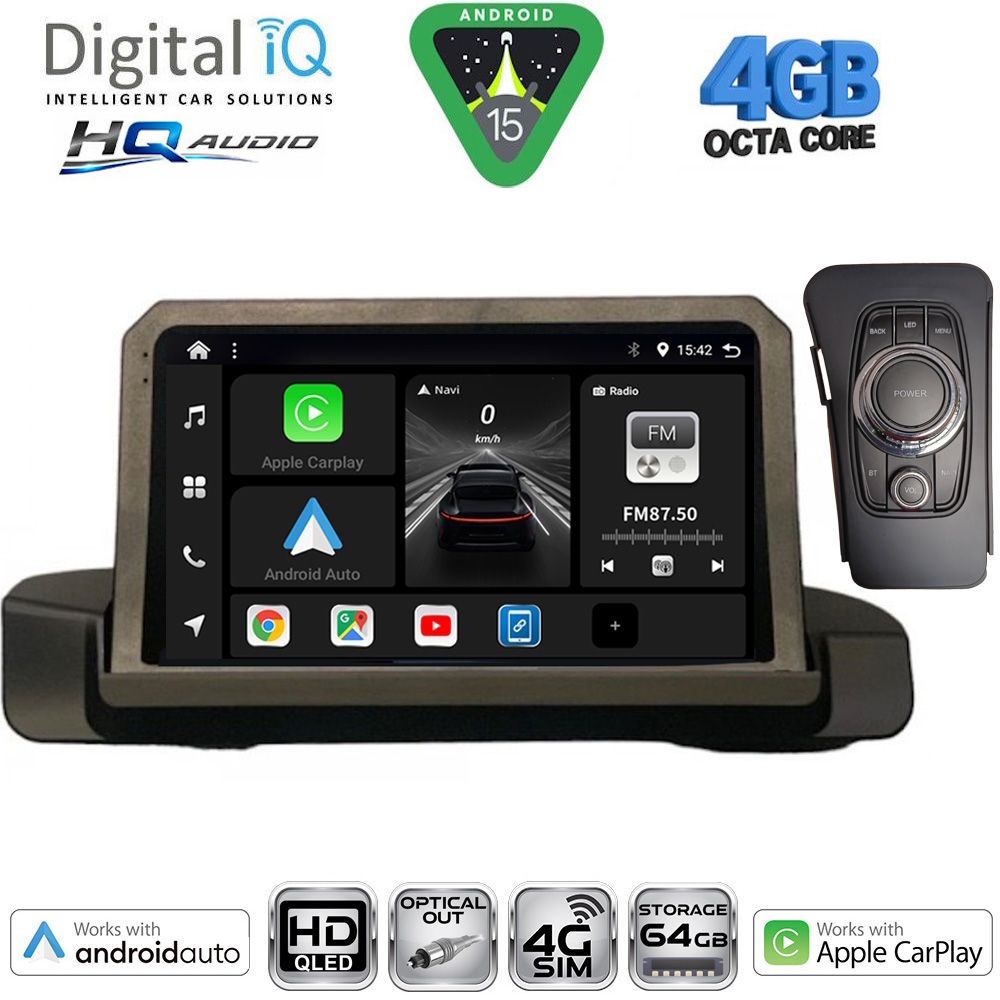 Βλησαρούλης Car Center - DIGITAL IQ BXK 19044_CPAA (9inc) MULTIMEDIA TABLET for BMW S.3 (E90-91-92) mod. 2005-2012