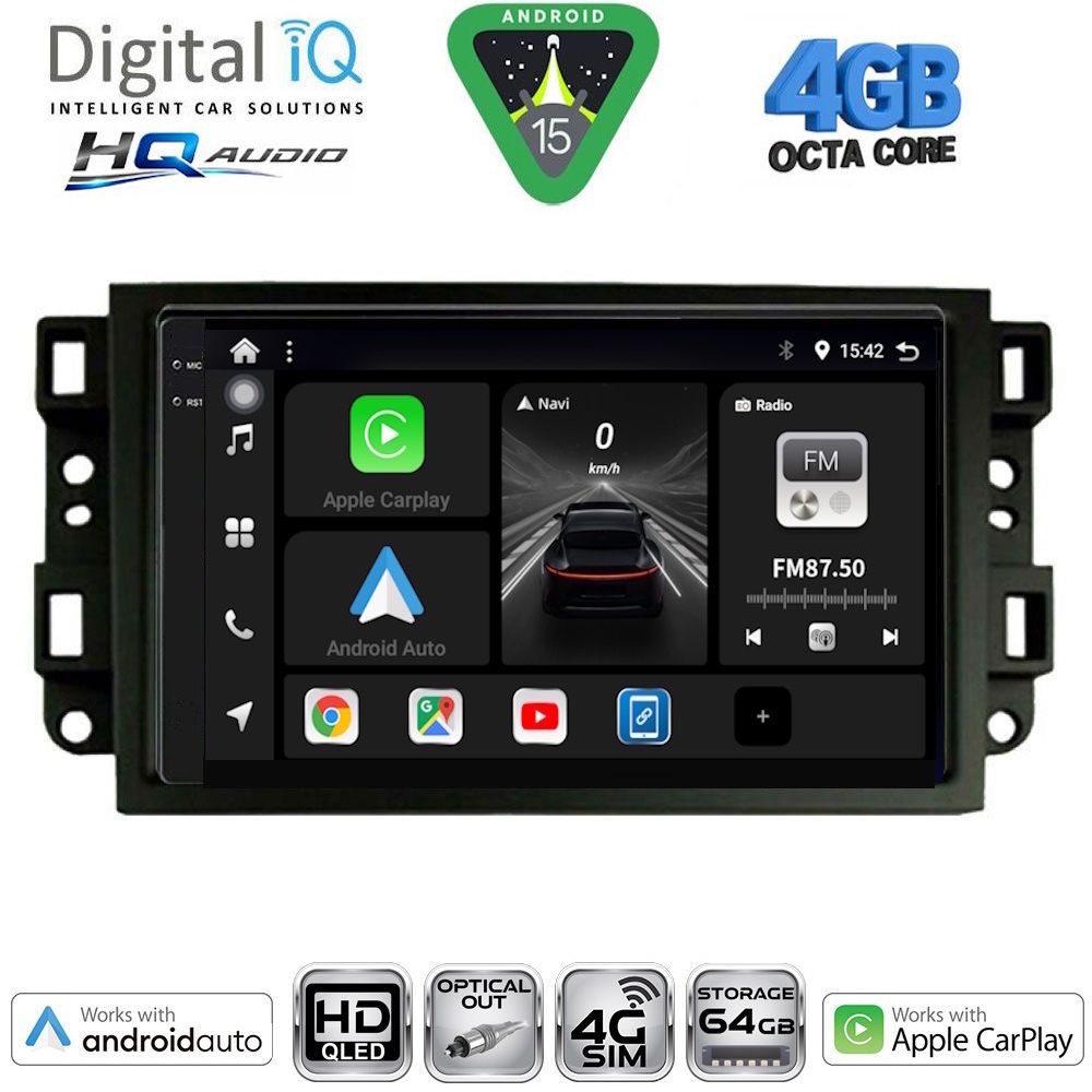 Βλησαρούλης Car Center - DIGITAL IQ BXK 19070_CPAA (10inc) MULTIMEDIA TABLET for CHEVROLET ALL mod. 2004-2011