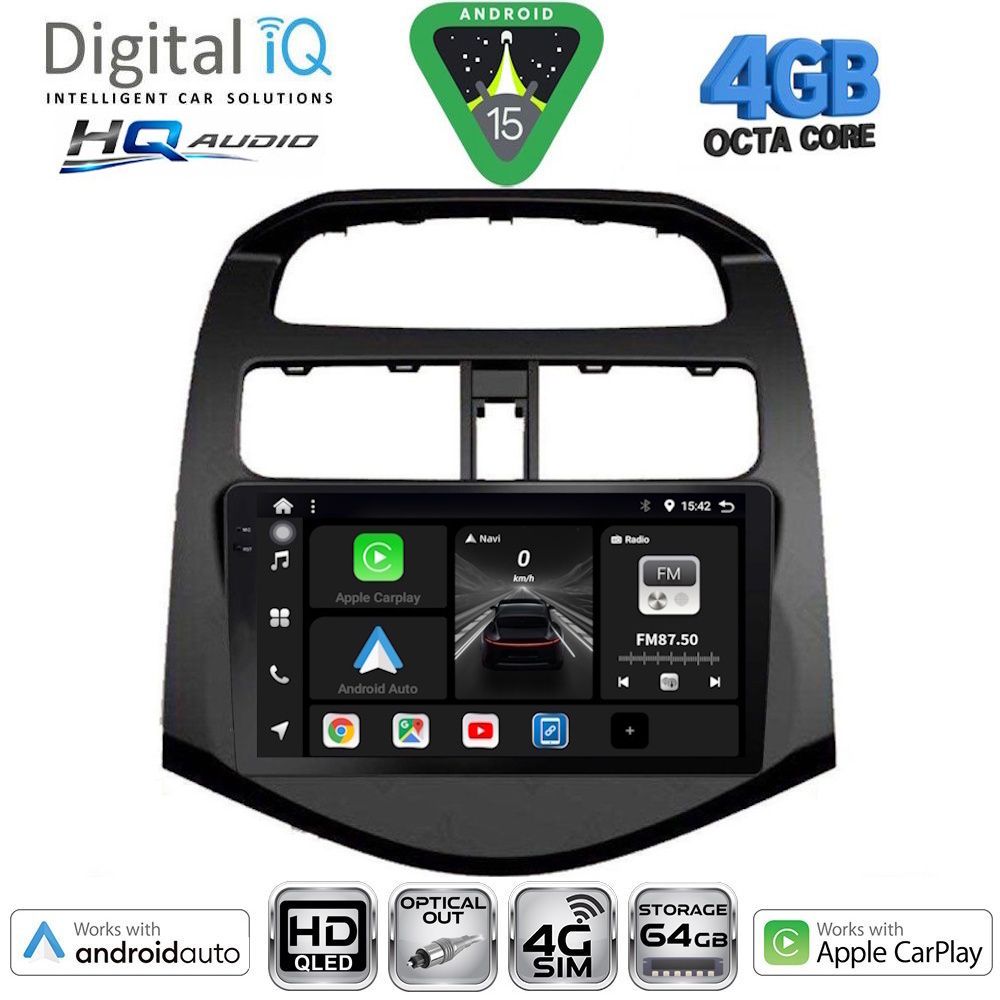 Βλησαρούλης Car Center - DIGITAL IQ BXK 19073_CPAA (9inc) MULTIMEDIA TABLET for CHEVROLET EPICA mod. 2006-2011