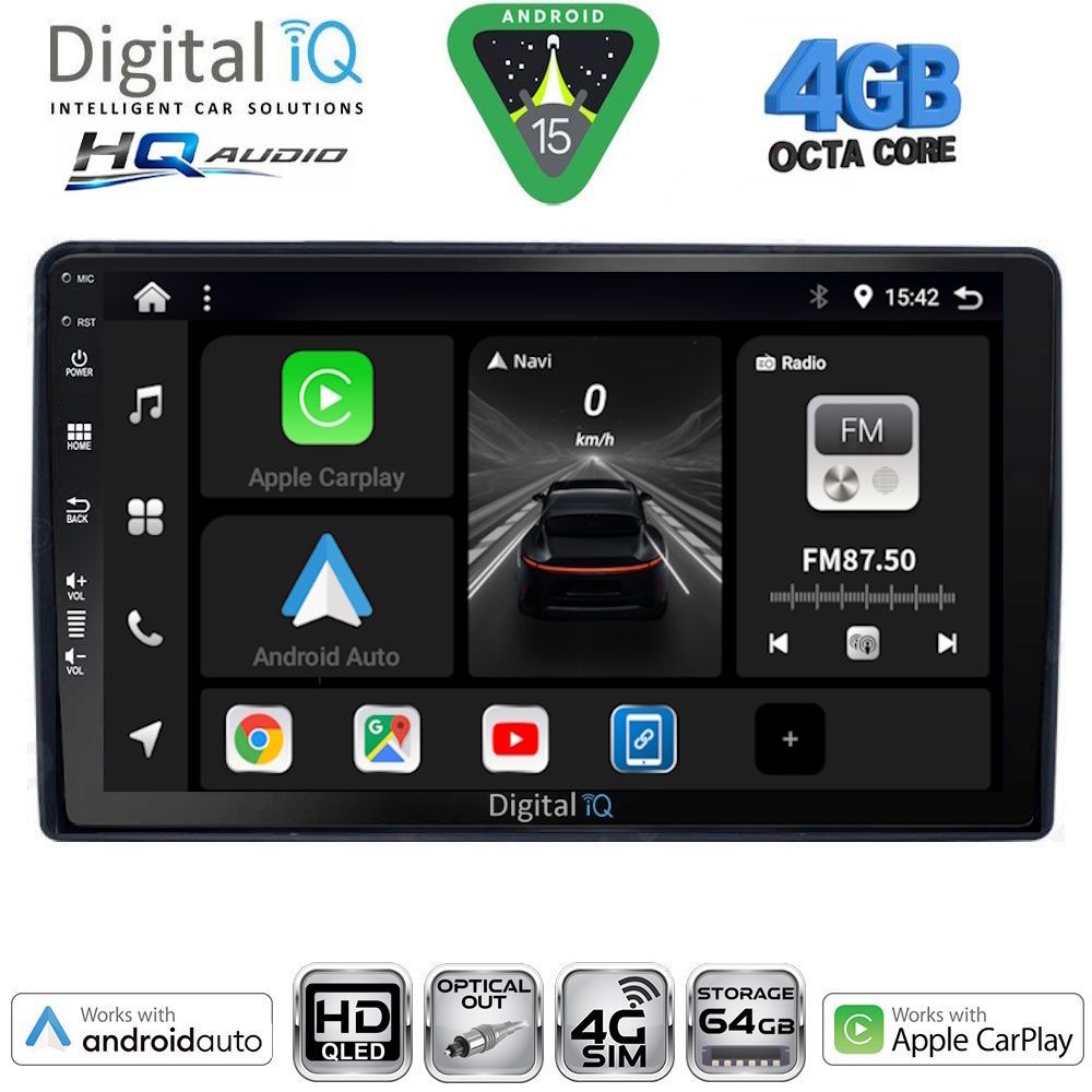 Βλησαρούλης Car Center - DIGITAL IQ BXK 19081_CPAA (9inc) MULTIMEDIA TABLET for CITROEN – PEUGEOT mod. 2008-2018