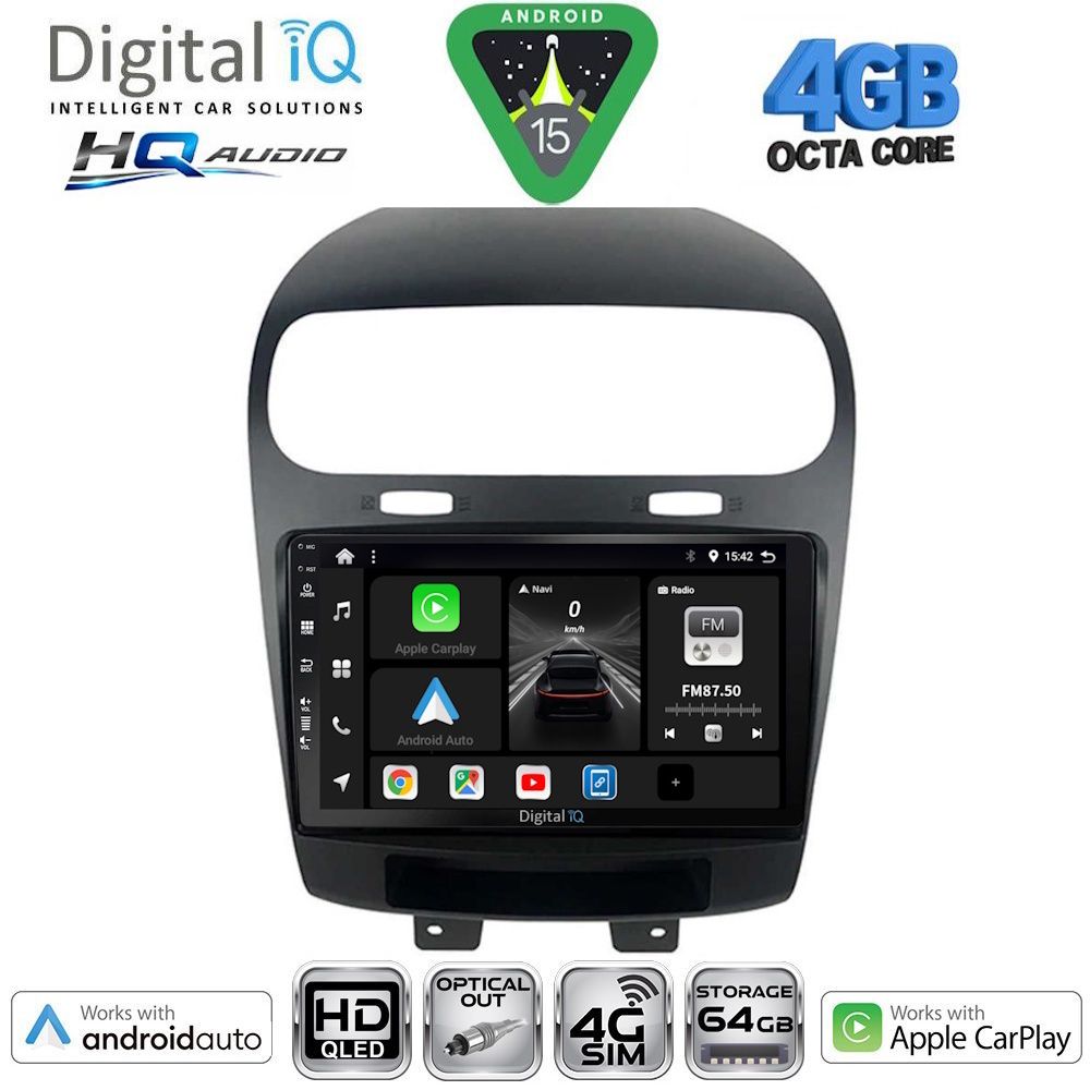 Βλησαρούλης Car Center - DIGITAL IQ BXK 19144_CPAA (9inc) MULTIMEDIA TABLET for FIAT FREEMONT mod. 2008-2020