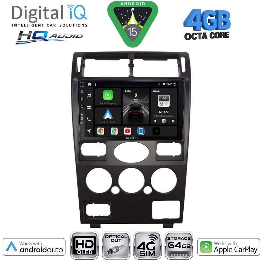 Βλησαρούλης Car Center - DIGITAL IQ BXK 19161B_CPAA (9inc) MULTIMEDIA TABLET for FORD MONDEO mod. 2003-2006