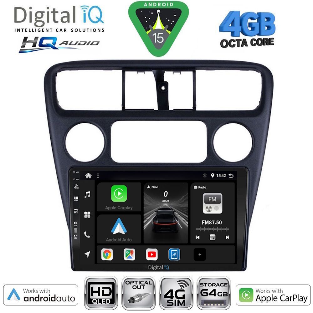 Βλησαρούλης Car Center - DIGITAL IQ BXK 19181_CPAA (9inc) MULTIMEDIA TABLET for HONDA ACCORD COUPE mod. 1998-2004