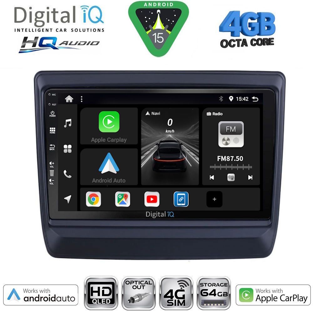 Βλησαρούλης Car Center - DIGITAL IQ BXK 19256_CPAA (9inc) MULTIMEDIA TABLET for ISUZU DMAX mod. 2020-2026