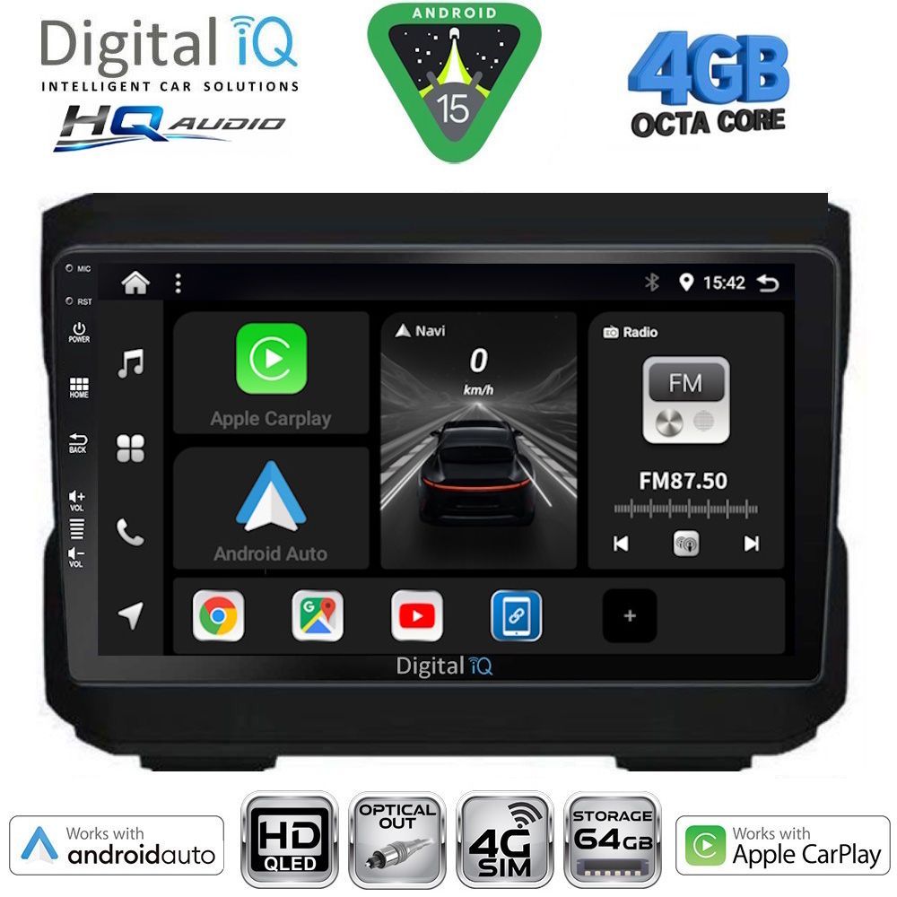 Βλησαρούλης Car Center - DIGITAL IQ BXK 19272_CPAA (10inc) MULTIMEDIA TABLET for JEEP mod. 2007-2014 - DODGE mod. 2007-2014