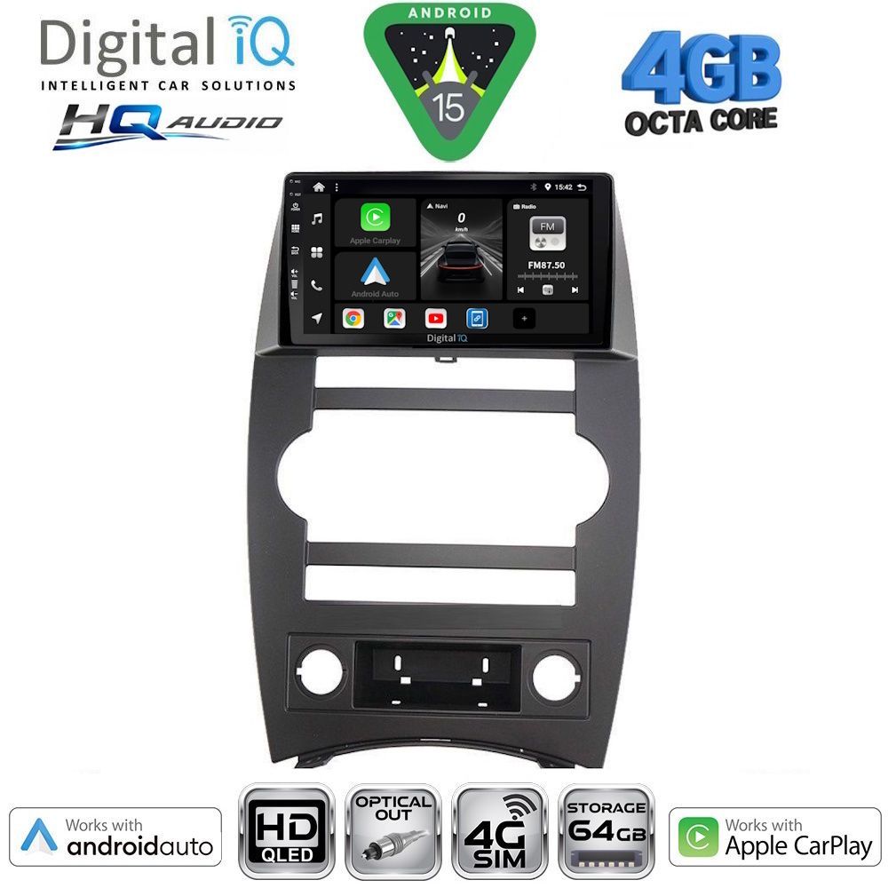 Βλησαρούλης Car Center - DIGITAL IQ BXK 19274_CPAA (9inc) MULTIMEDIA TABLET for JEEP COMMANDER mod. 2007-2009
