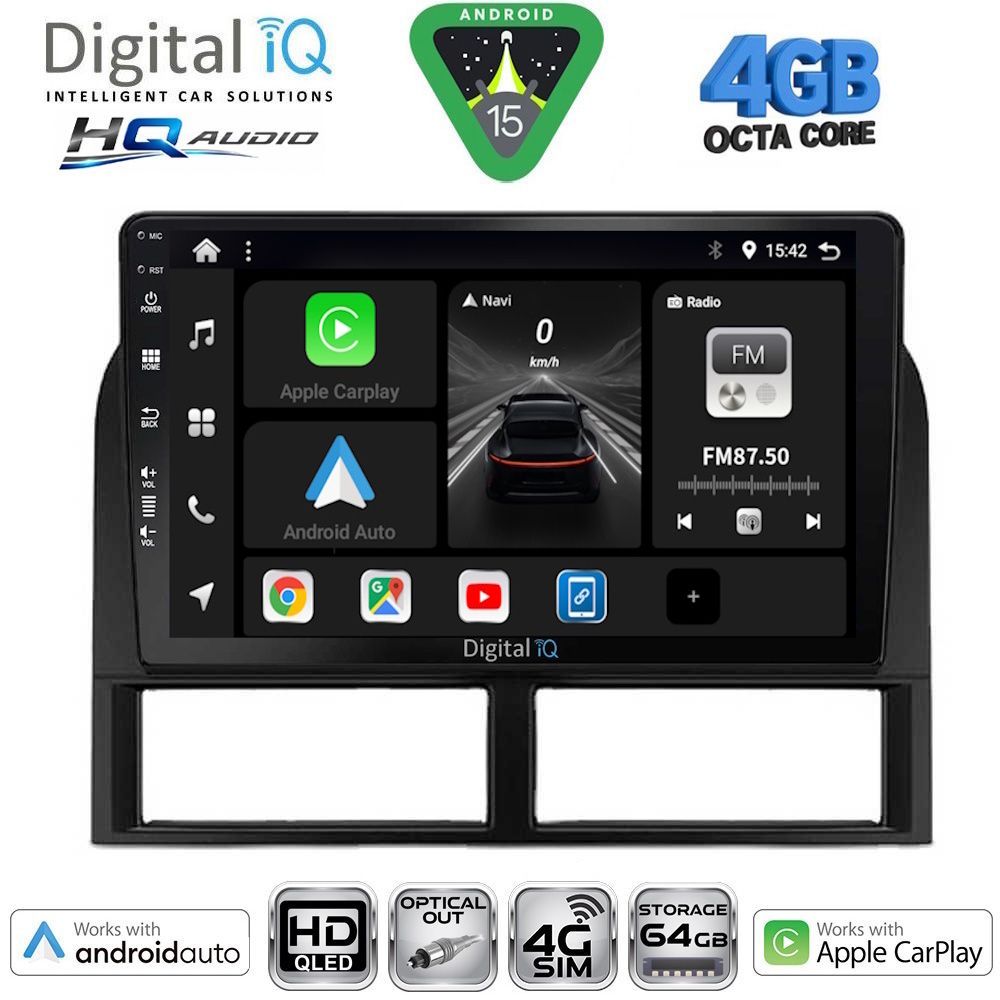 Βλησαρούλης Car Center - DIGITAL IQ BXK 19280_CPAA (9inc) MULTIMEDIA TABLET for JEEP GRAND CHEROKEE mod. 1999-2004