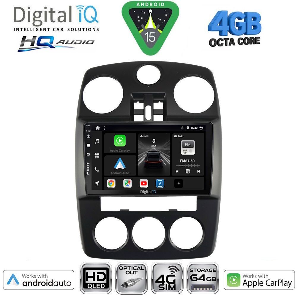 Βλησαρούλης Car Center - DIGITAL IQ BXK 19287_CPAA (9inc) MULTIMEDIA for CHRYSLER PT CRUISER mod. 2005-2010