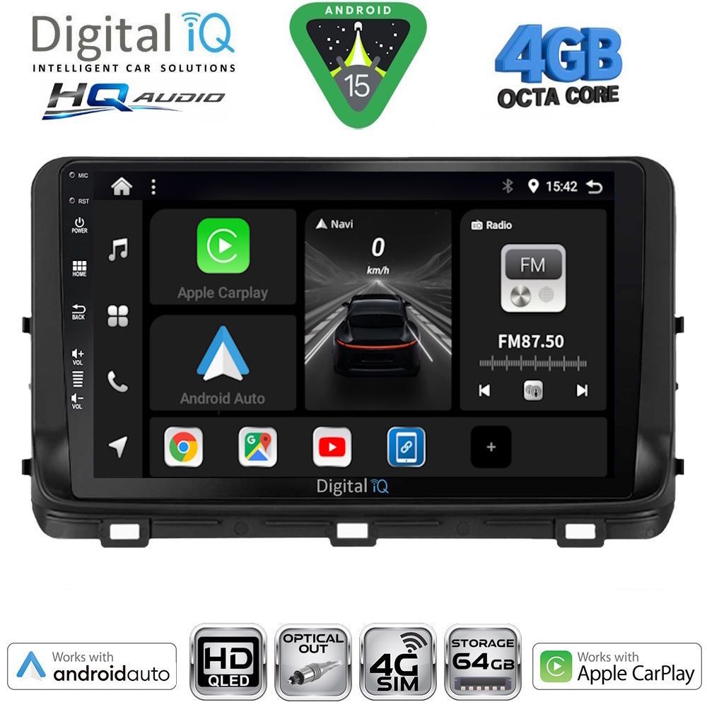 Βλησαρούλης Car Center - DIGITAL IQ BXK 19303_CPAA (10inc) MULTIMEDIA TABLET for KIA CEED - XCEED mod. 2018-2022