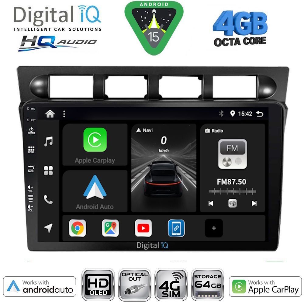 Βλησαρούλης Car Center - DIGITAL IQ BXK 19306_CPAA (9inc) MULTIMEDIA TABLET for KIA PICANTO mod. 2004-2008
