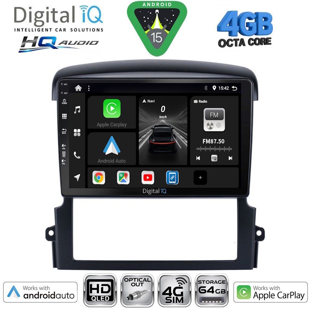 Βλησαρούλης Car Center - DIGITAL IQ BXK 19317_CPAA (9inc) MULTIMEDIA TABLET for KIA SORENTO mod. 2006-2009
