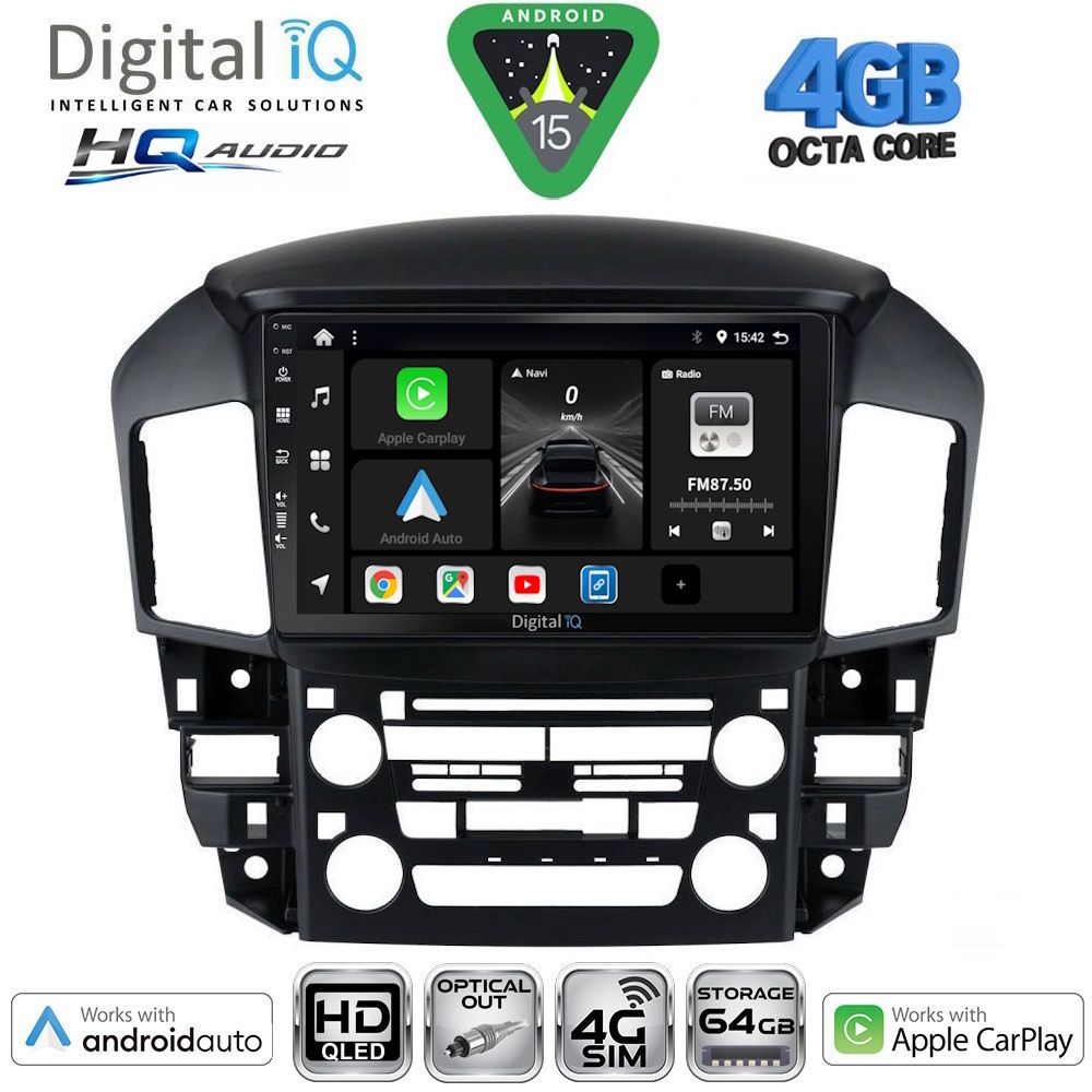 Βλησαρούλης Car Center - DIGITAL IQ BXK 19344_CPAA (9inc) MULTIMEDIA TABLET for LEXUS RX 300 mod. 1998-2003