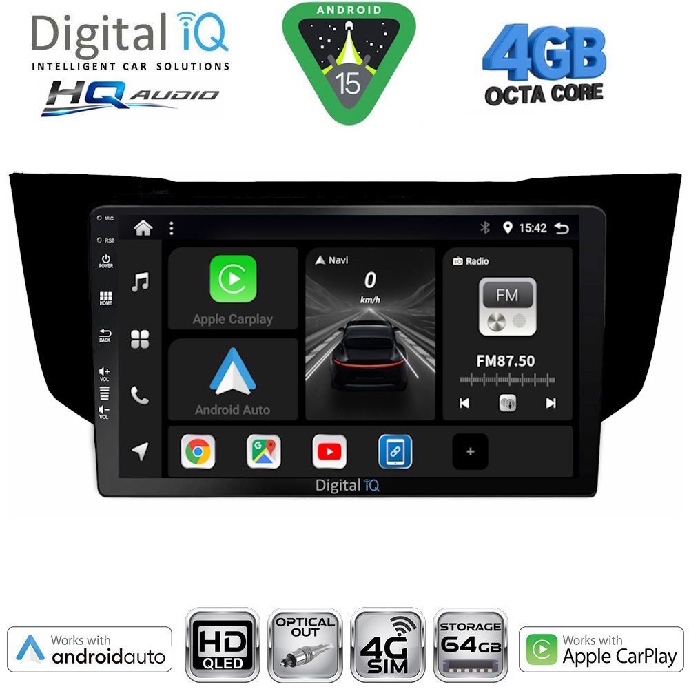 Βλησαρούλης Car Center - DIGITAL IQ BXK 19345BL_CPAA (9inc) MULTIMEDIA TABLET for LEXUS RX 300 – 400 mod. 2003-2008