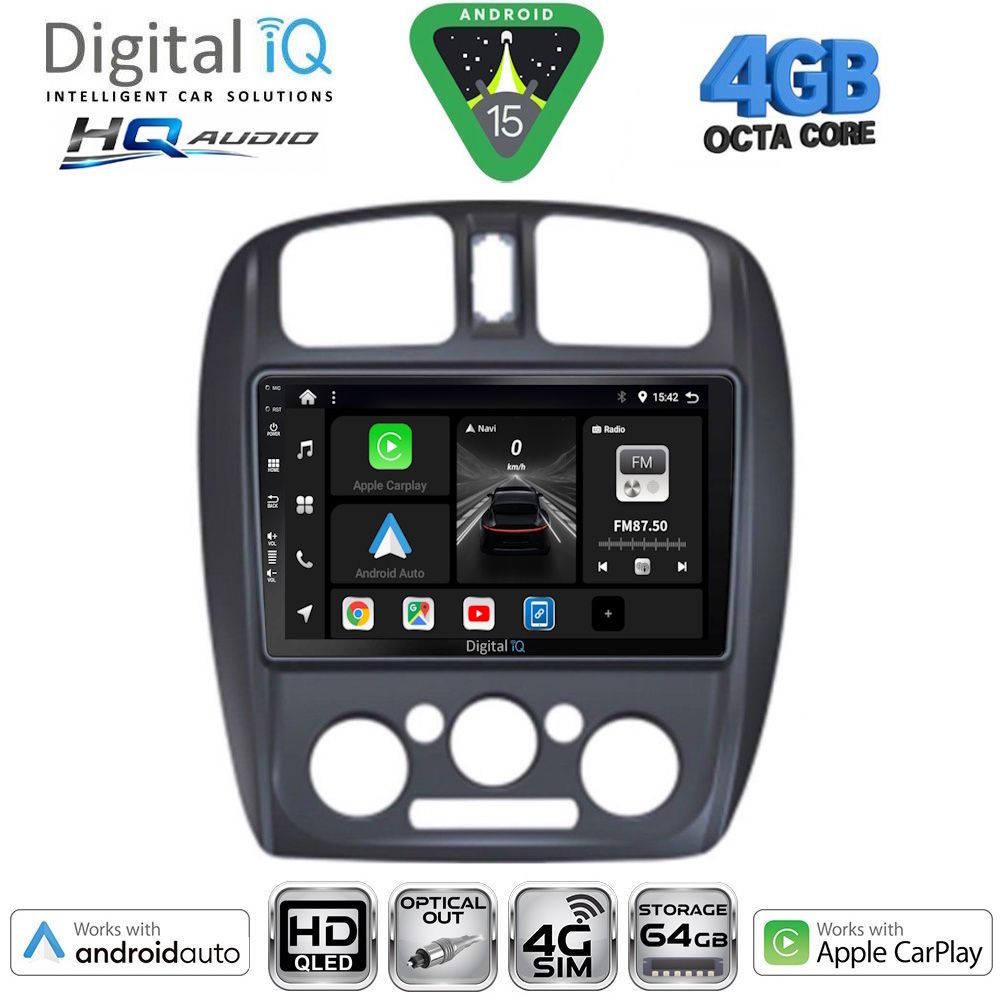 Βλησαρούλης Car Center - DIGITAL IQ BXK 19363_CPAA (9inc) MULTIMEDIA TABLET for MAZDA 323  mod. 1998-2004
