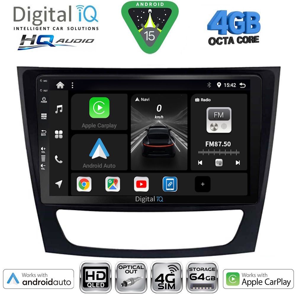 Βλησαρούλης Car Center - DIGITAL IQ BXK 19408_CPAA (9inc) MULTIMEDIA TABLET for MERCEDES E (W211) – CLS (W219) mod. 2003-2009