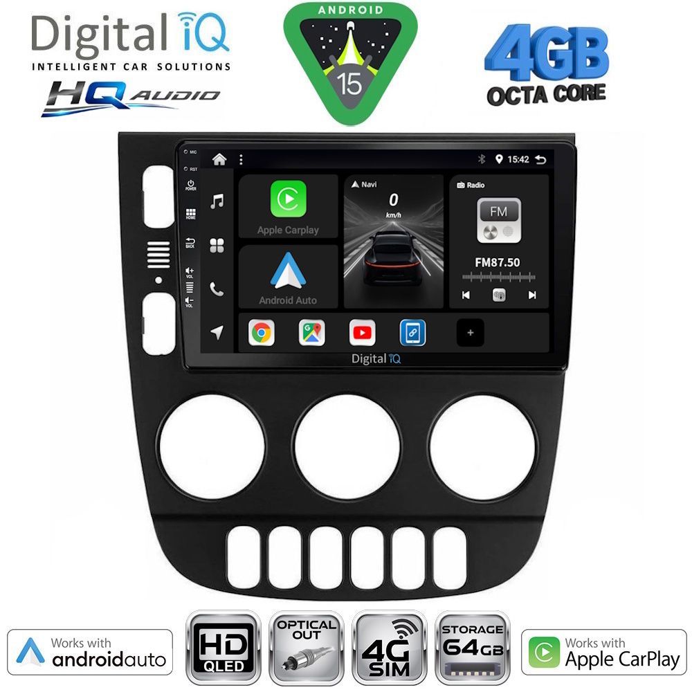 Βλησαρούλης Car Center - DIGITAL IQ BXK 19413_CPAA (9inc) MULTIMEDIA TABLET for MERCEDES ML (W163) mod. 2002-2005
